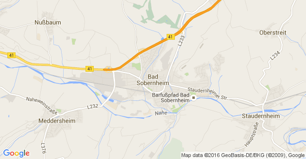 Karte Bad Sobernheim