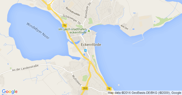 Karte Eckernförde