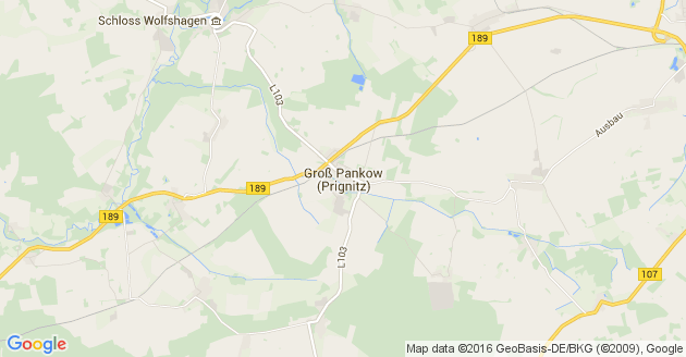 Karte Groß Pankow Kreis Prignitz