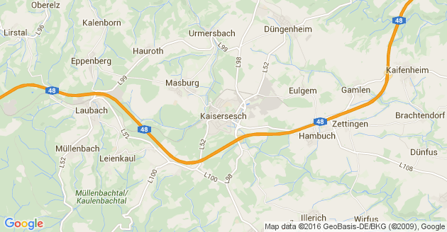 Karte Kalenborn bei Kaisersesch