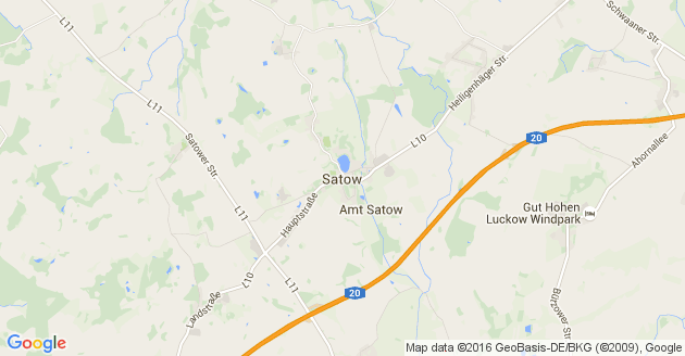 Karte Satow bei Bad Doberan