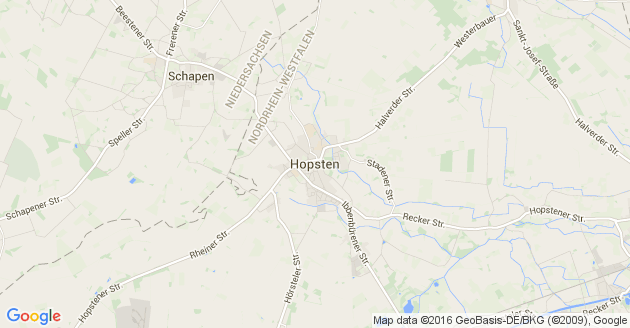 Karte Hopsten