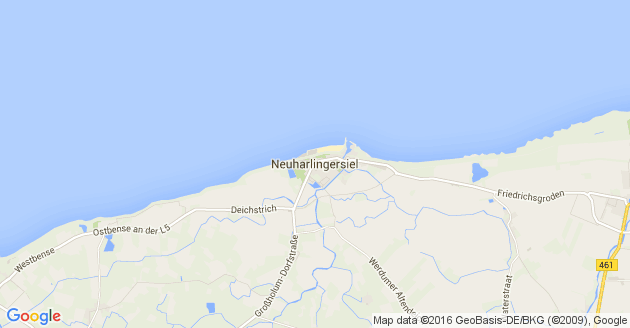 Karte Neuharlingersiel