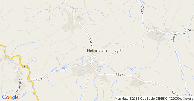 Karte Hohenstein im Untertaunus