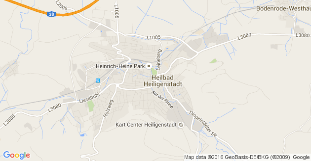Karte Heiligenstadt Heilbad