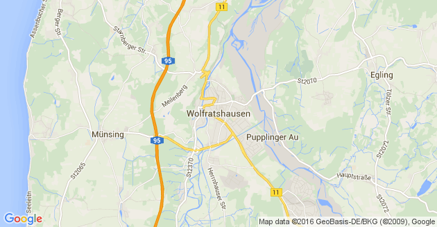 Karte Wolfratshausen