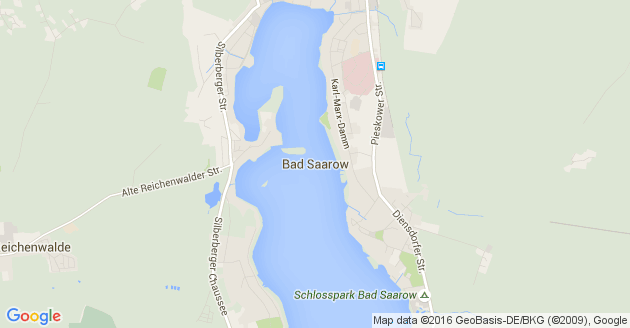 Karte Bad Saarow