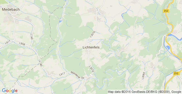 Karte Lichtenfels in Hessen