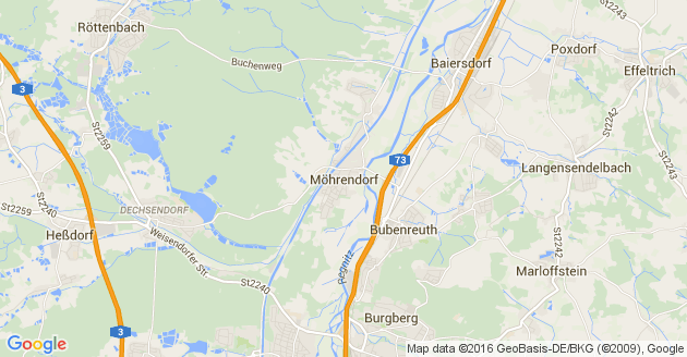 Karte Möhrendorf