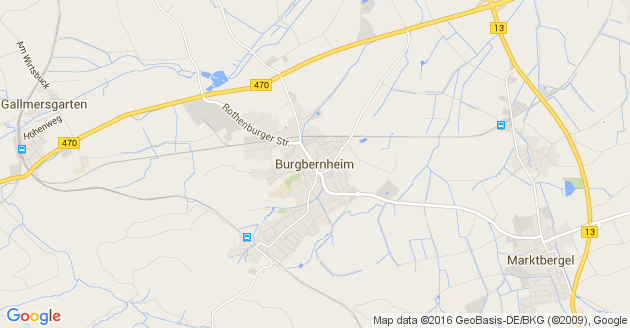 Karte Burgbernheim