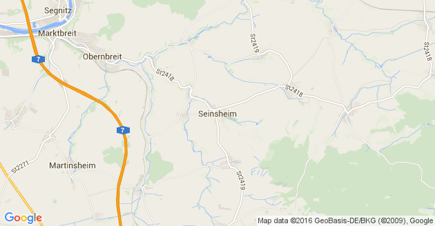 Karte Seinsheim