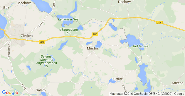 Karte Mustin in Lauenburg