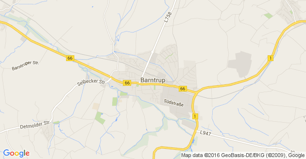 Karte Barntrup