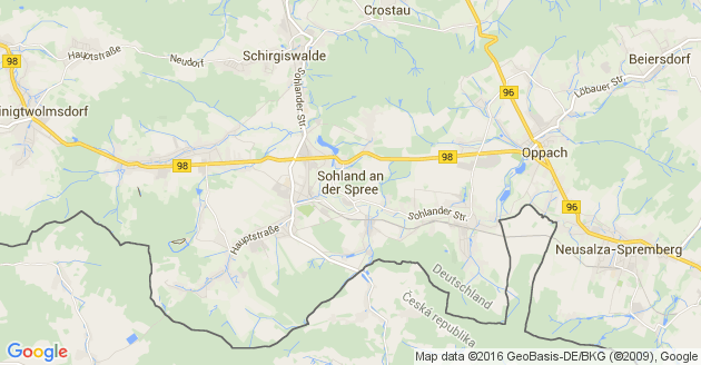 Karte Sohland an der Spree