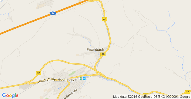 Karte Fischbach Kreis Kaiserslautern