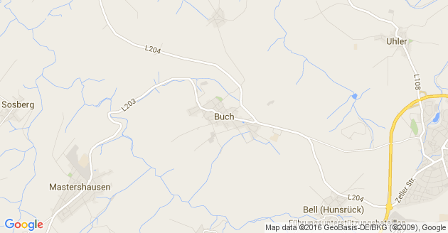 Karte Buch im Hunsrück