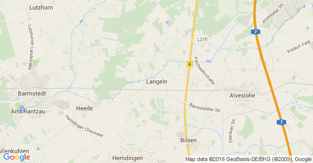 Karte Langeln Kreis Pinneberg