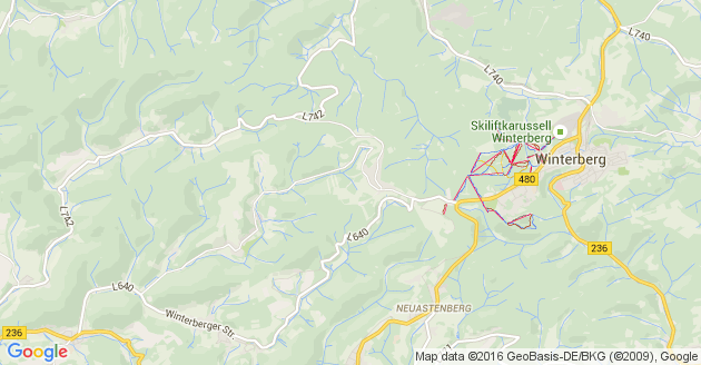 Karte Winterberg in Westfalen