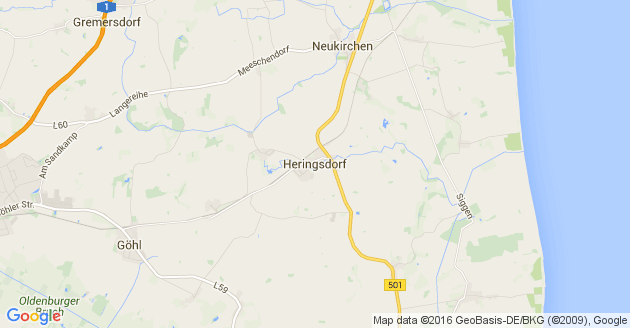 Karte Heringsdorf in Holstein