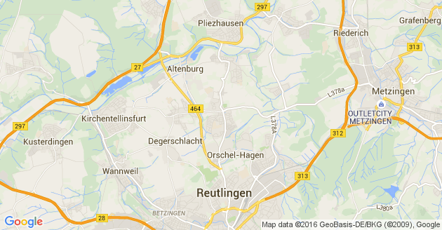 Karte Tannheim in Württemberg