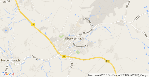 Karte Oberviechtach