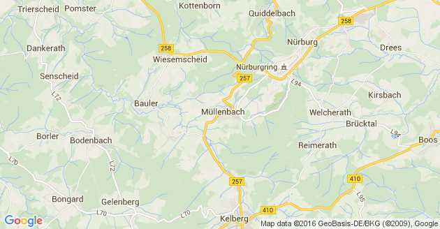 Karte Müllenbach bei Adenau