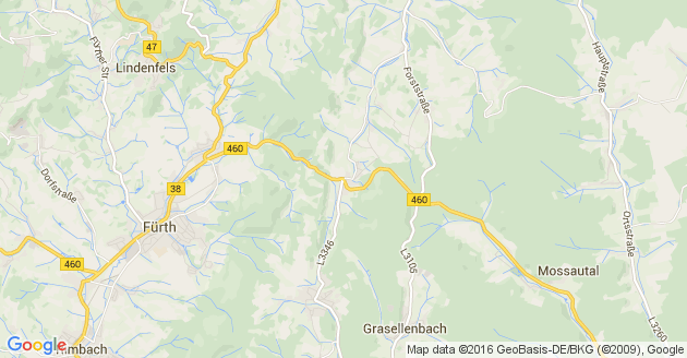 Karte Rimbach im Odenwald