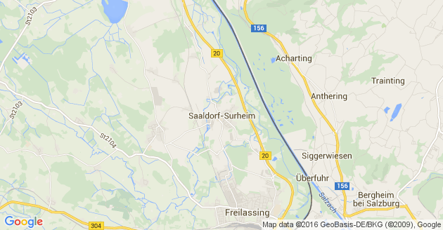 Karte Saaldorf Surheim