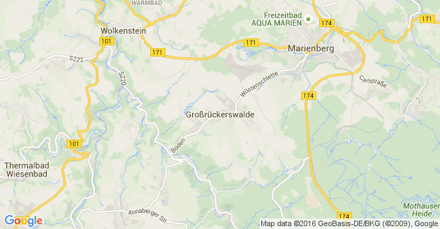 Karte Großrückerswalde