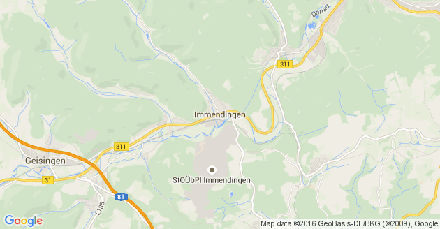 Karte Immendingen
