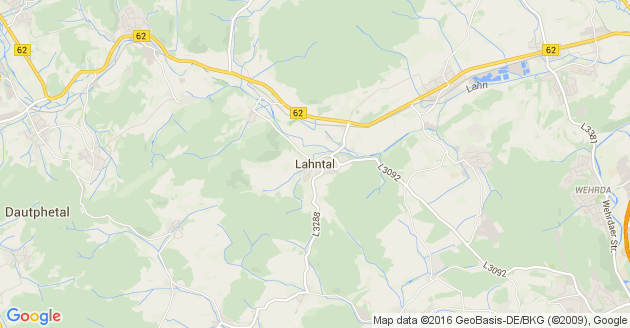 Karte Lahntal