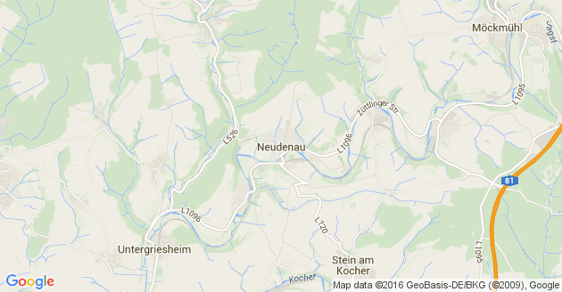 Karte Neudenau