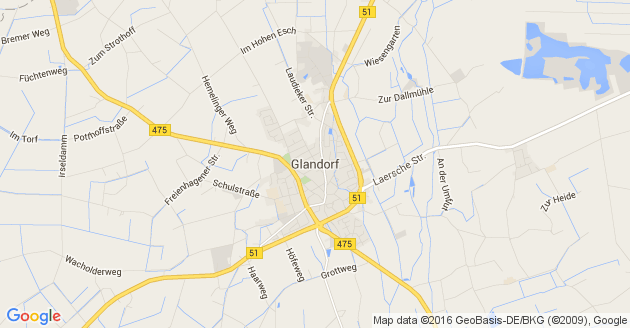 Karte Glandorf