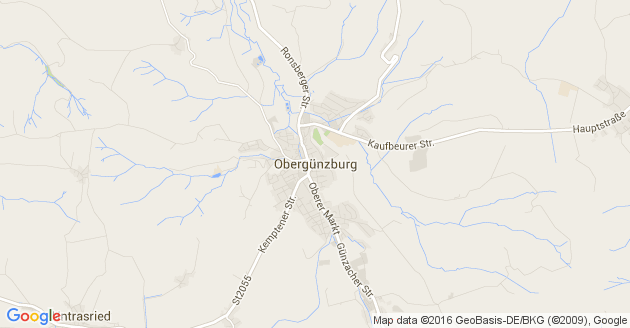 Karte Obergünzburg