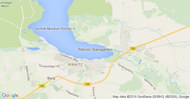 Karte Löbnitz bei Ribnitz Damgarten