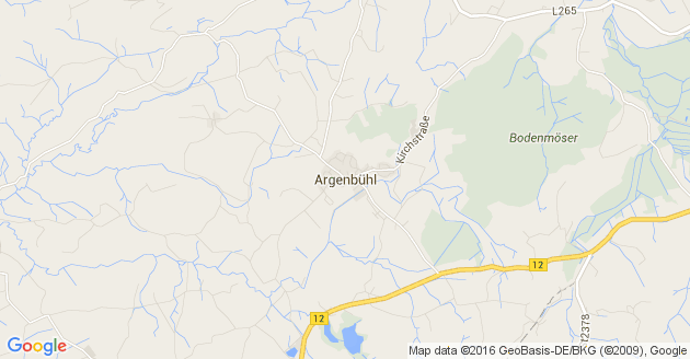 Karte Argenbühl