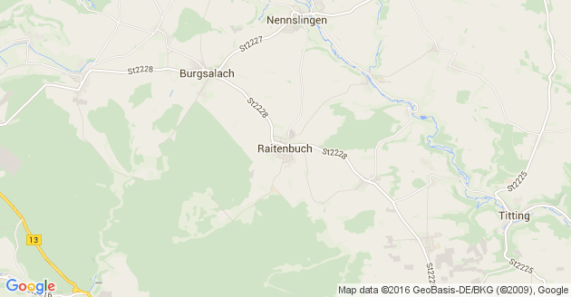 Karte Raitenbuch