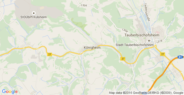 Karte Königheim
