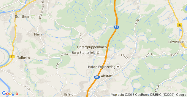 Karte Untergruppenbach       