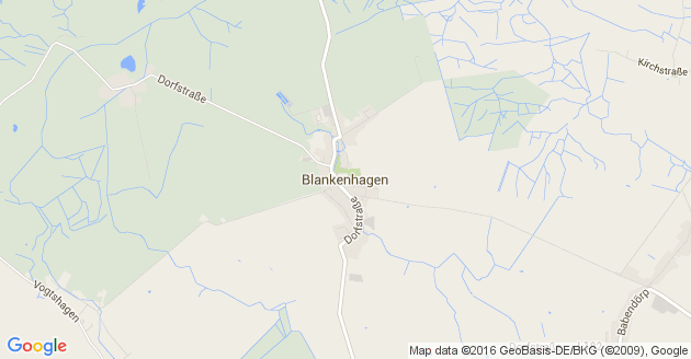 Karte Blankenhagen