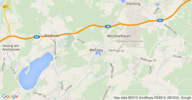Karte Weßling