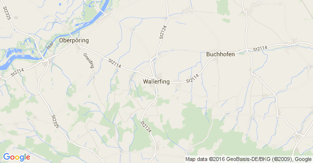 Karte Wallerfing