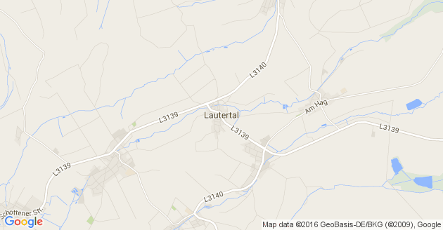 Karte Lautertal am Vogelsberg