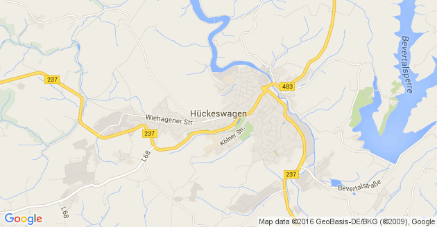 Karte Hückeswagen