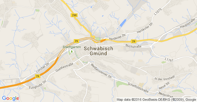 Karte Schwäbisch Gmünd