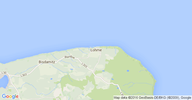 Karte Lohme auf Rügen