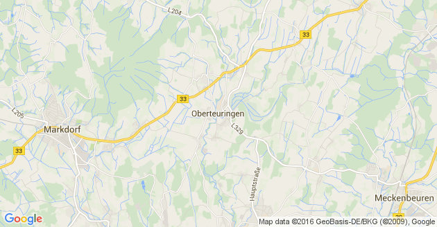 Karte Oberteuringen