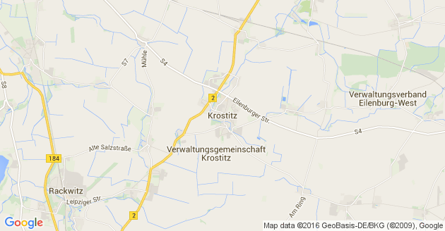 Karte Krostitz