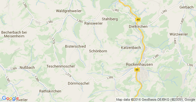 Karte Schönborn in der Pfalz