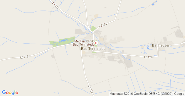 Karte Bad Tennstedt